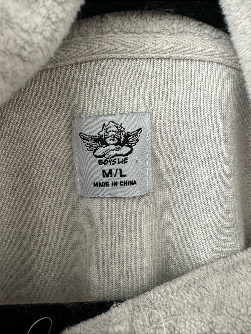 BOYS LIE GREY SEX ED. RACER HOODIE SZ M/L - Picture 4 of 6